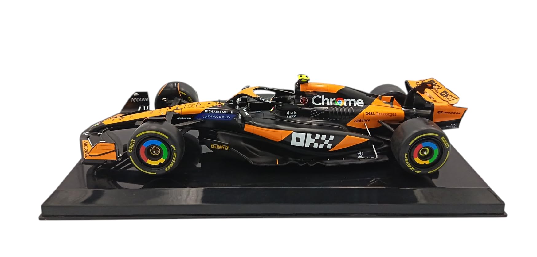 OPO 10 Voiture de Formule 1 1/24 Compatible avec McLAREN MCL38 Lando Norris 2024 - OR115