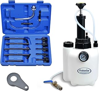 Prokomon 3 Liter Manual ATF Fluid Transfer Pump with 13 Adapters