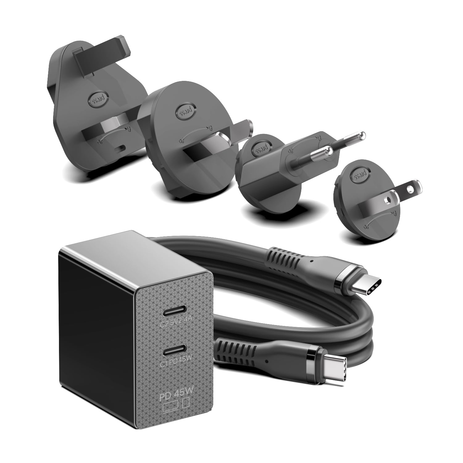 Chargeur Rapide 45W USB-C pour Raspberry Pi 5 et DJI Pocket 3 - 8