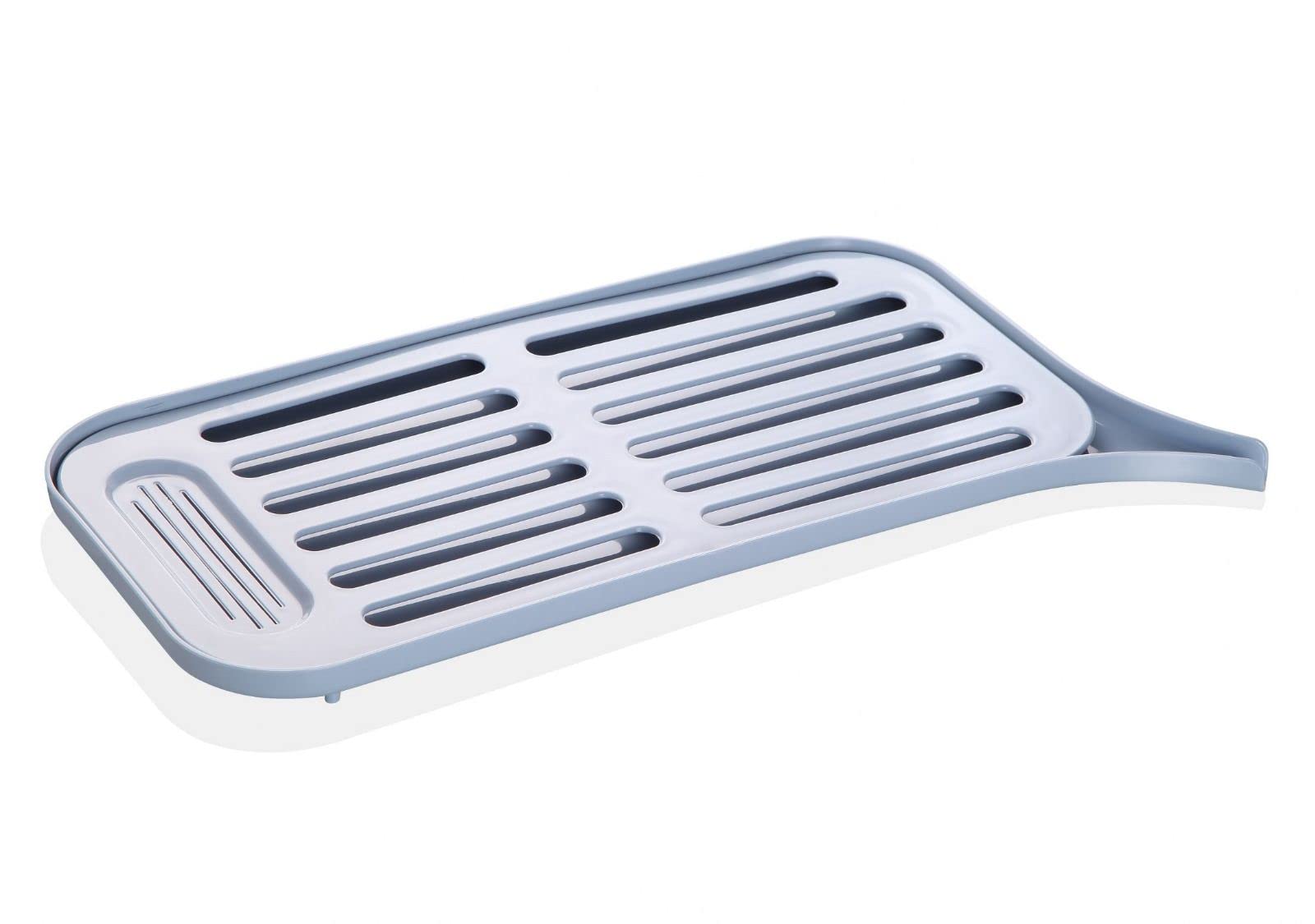 HK Online DISH DRAINER & Drip Tray -Counter Top Dish Rack, Mug & Cutlery Holder, Drip Tray (Sink SIDE Drainer) - Image 3