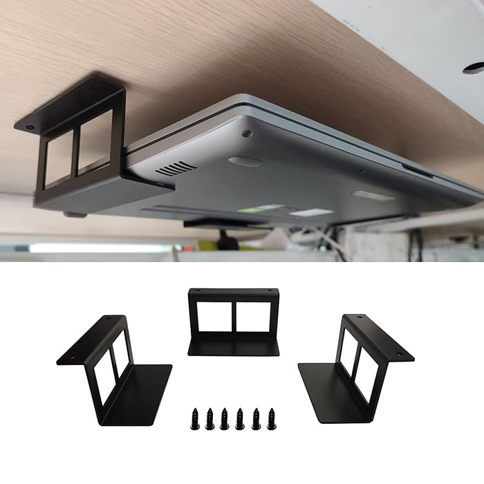 Buy PIAOLGYI Under Desk Laptop Holder Mount with Screw,Under Desk