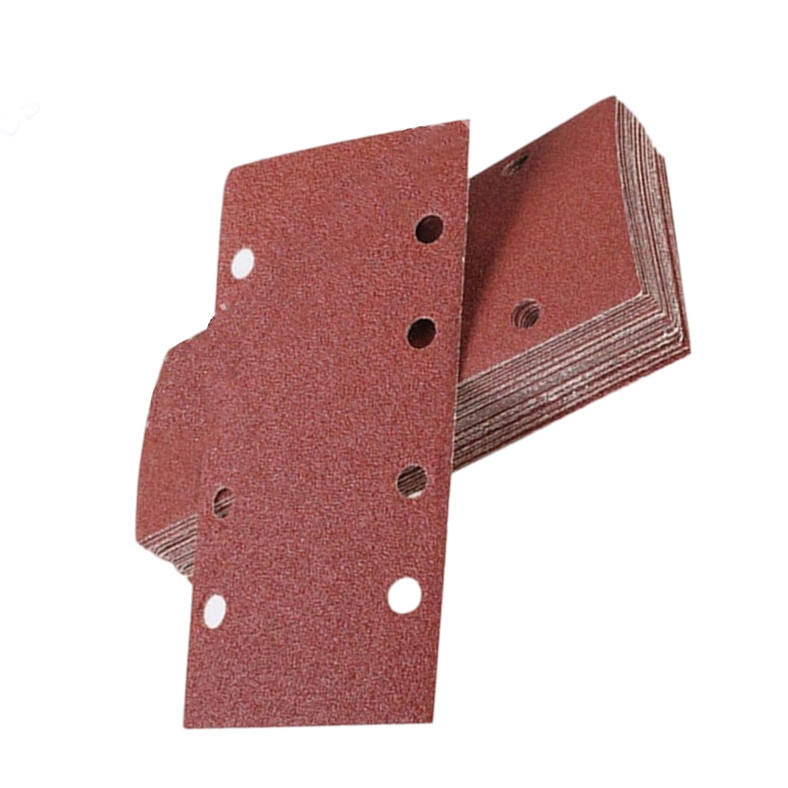 Multipurpose 185x93mm Flocking Sandpaper Sheets 8 Hole Design Abrasives for DIYer Projects Smooth Finishing Flocking Sanding Discs