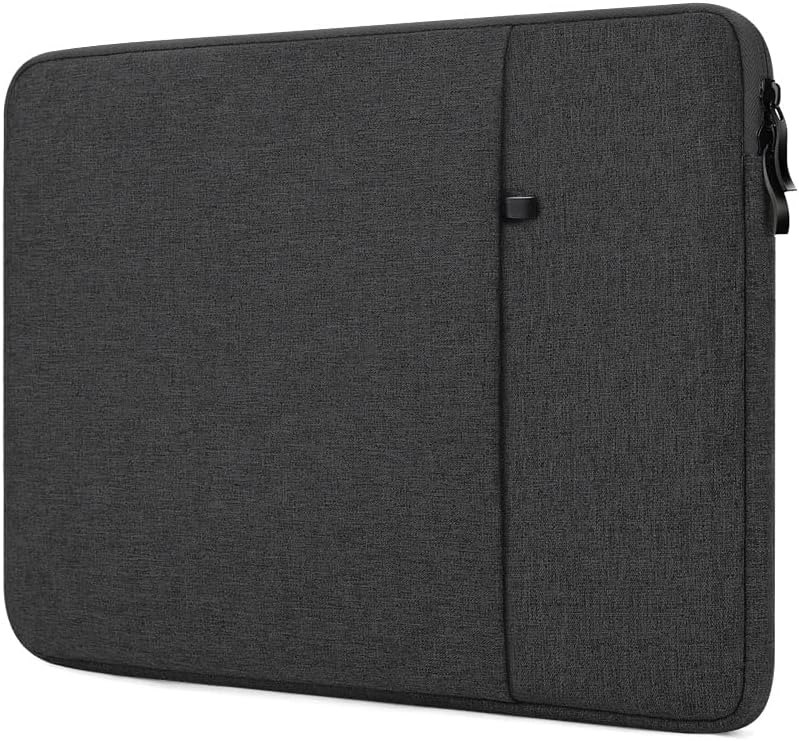 ProElife 13-Inch Laptop Sleeve Case for 2026-2022 MacBook Air 13.6 inch with Apple M5 M4 M3 M2 & MacBook Neo 13 inch 2026 (A18 Pro) Accessory Travelling Carry Canvas Bag Cover Simple Case (Black)