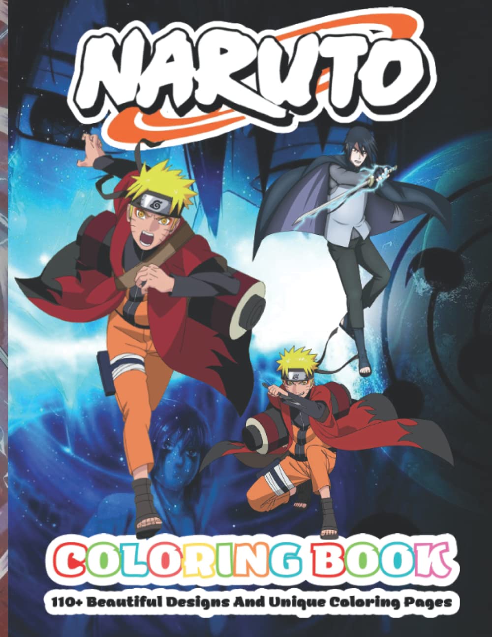 Naruto Shippuden Coloring Book With 120 Naruto Anime Beautiful High ...