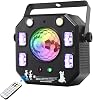 Party DJ Light, WorldLite Led Stage Lights 4 in 1 with Magic Kaleidoscope Ball, Led Patterns Strobe and Purple UV Light, Great for Stage & DJ Lighting, Disco Club Party Wedding Lights [Energy Class A]