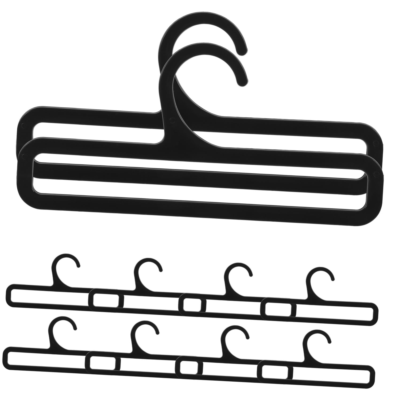 VICASKY 10pcs Scarf Organizer Tie Hanger Scarf Storage Rack Ties Towels and Shawls Space-Saving Design for Home and Retail Use Essential Clothing Accessory