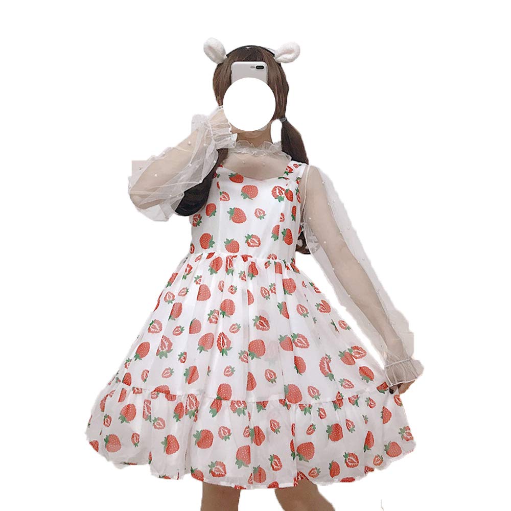 strawberry-print-dress-the-dress-shop