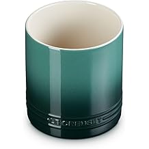 Le Creuset Stoneware Signature Straight Wall Utensil Crock, 1 qt., Artichaut