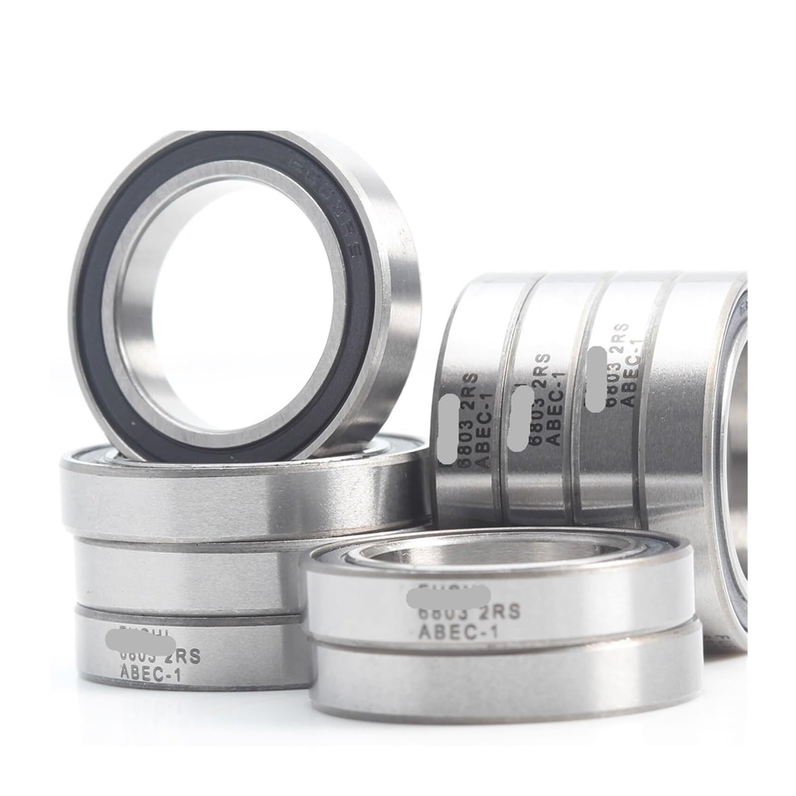 Abgedichtete Lager, 6803 2RS ​​Lager 17 * 26 5 mm (10 Stück) ABEC-1 metrischer Dünnschliff 61803RS RS Kugellager 6803RS