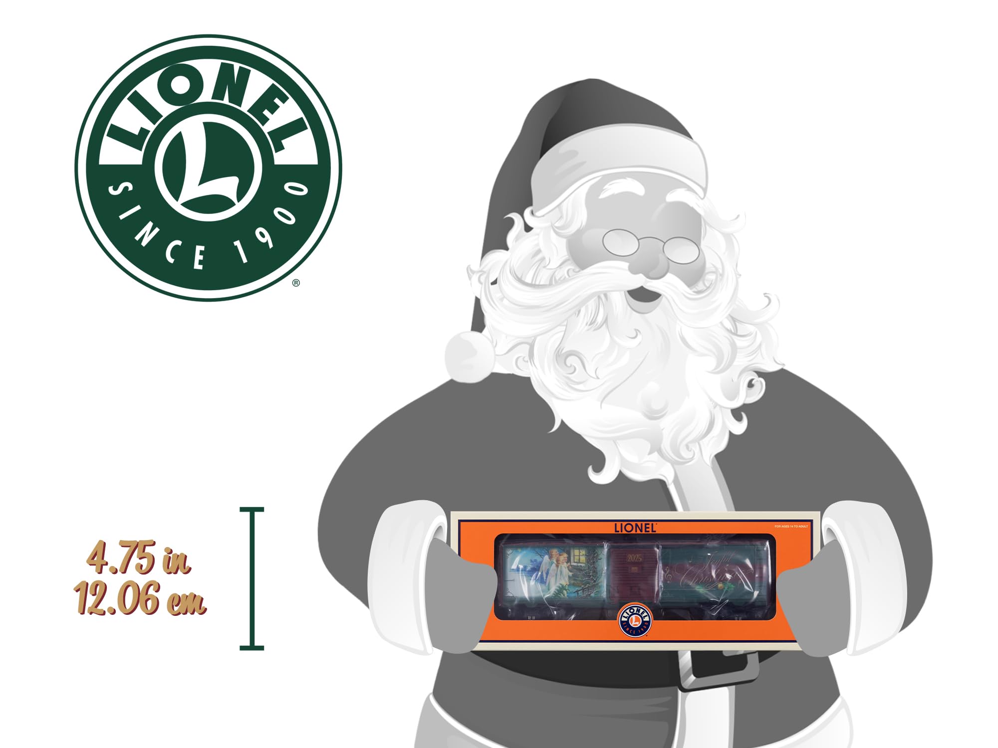 Lionel 2025 Christmas Sound Boxcar