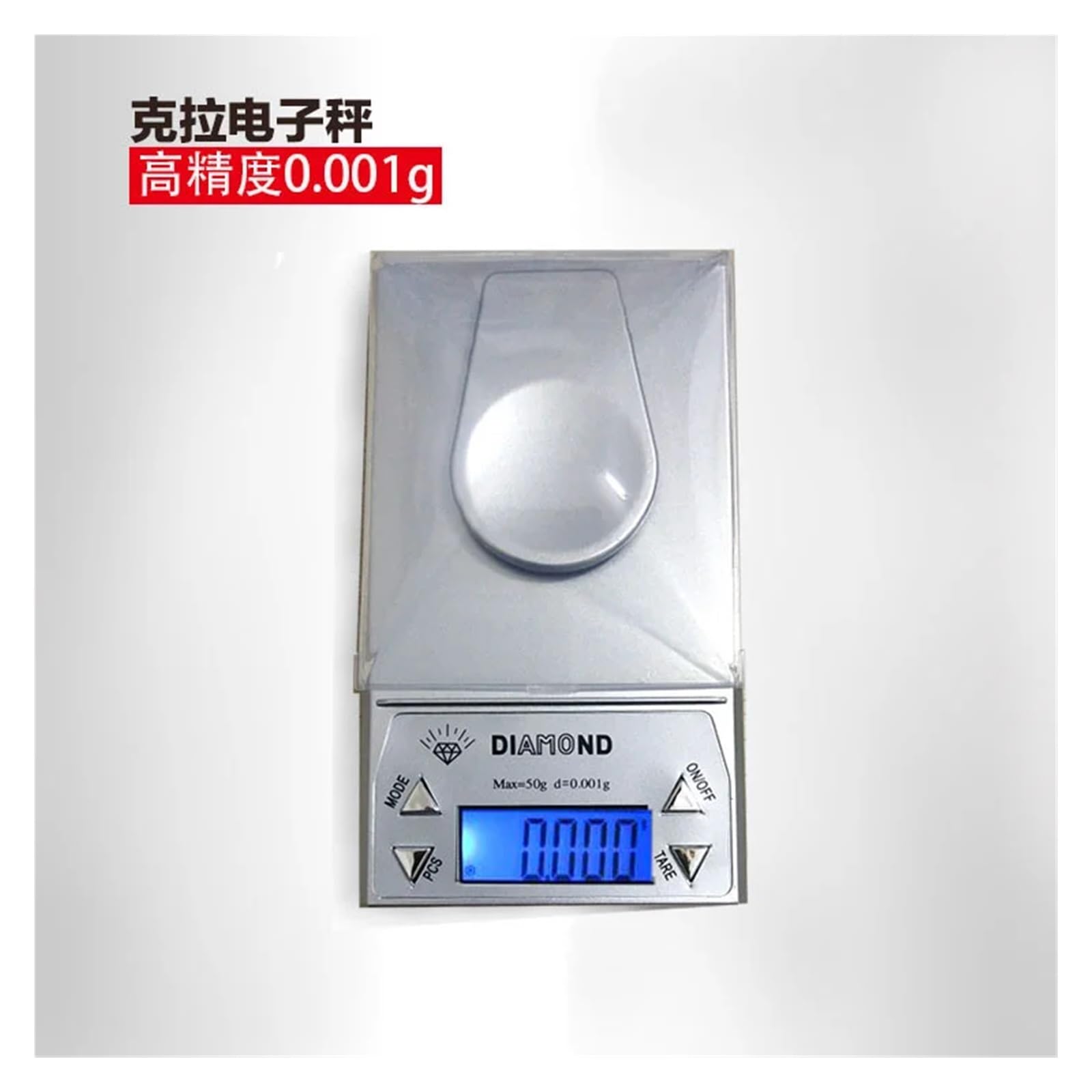 20 piezas 50g/0.001g Mini báscula electrónica báscula de joyería báscula de quilates medidor de precisión báscula de peso en gramos(20g 0.001g)