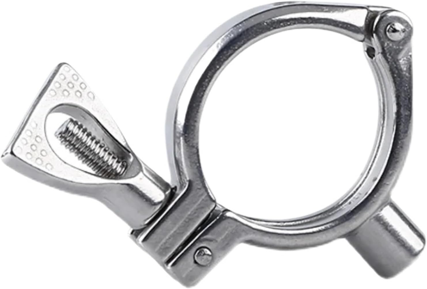 Ceiling Mount Pipe Support 19-102mm 304 Stainless Steel Sanitary Pipe Holder Clamp Type Clips Support Tube Bracket(Fit 57mm OD Tube)