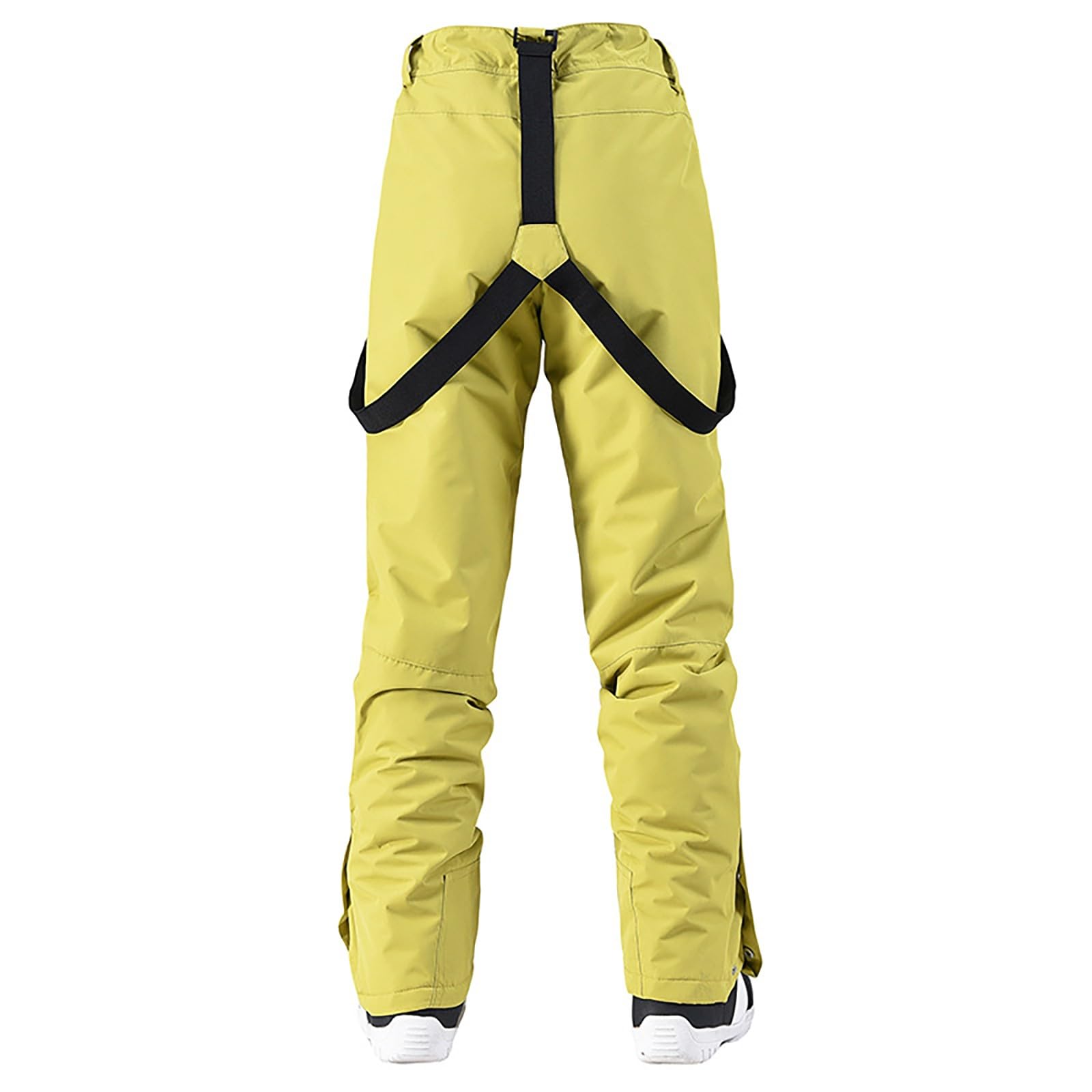 Pantaloni da neve da donna con bretelle: pantaloni da sci, snowboard, invernali, pantaloni termici, per attività all'aria aperta, antivento, in softshell, da sci, imbottiti, caldi e funzionali