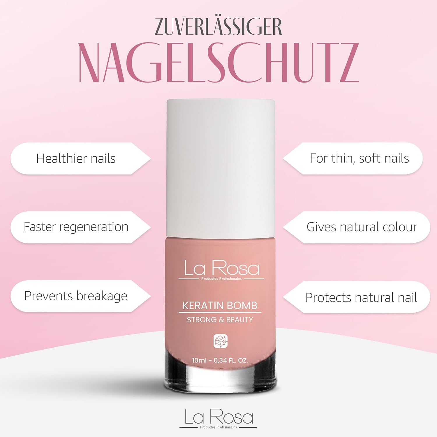 La Rosa Nail Medic Keratin Bomb 10 ml image 2