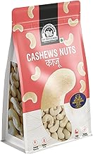 Wonderland Foods 1Kg Whole Raw Cashew W-320 Grade Pouch | Whole Crunchy Cashews | Premium Dry Fruits Kaju nuts | Nutritious & Delicious | Gluten Free & Plant based Protein