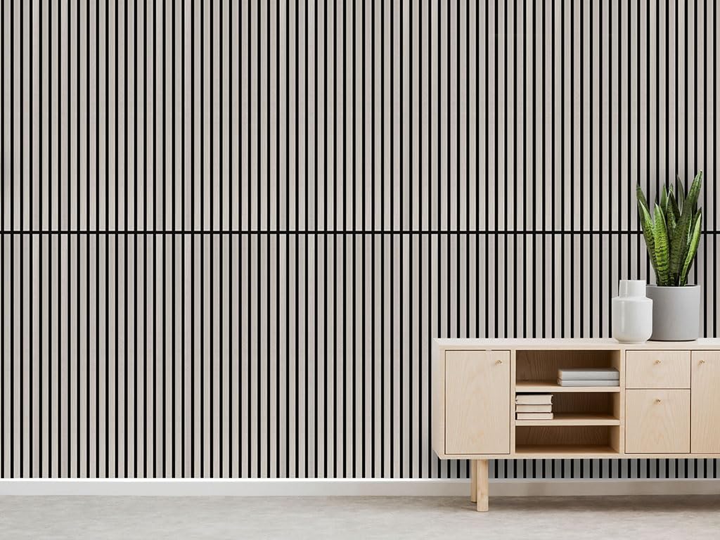 JANGAL Modular Wall Akustikpaneel – Echtholz Furnier Eiche, 52 × 104 cm