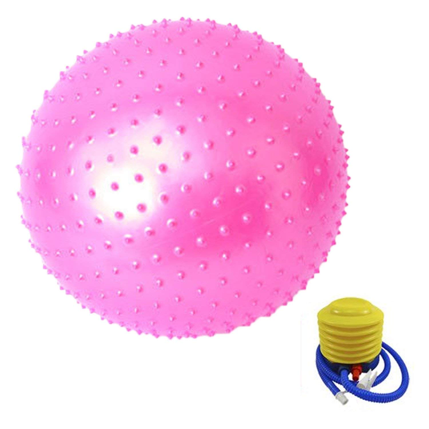 IRIS Fitness 55 cm Anti Burst Slip Resistant Yoga Exercise Balls Gym Fitness Point Massage Balance Ball with Foot Pump-picture-16