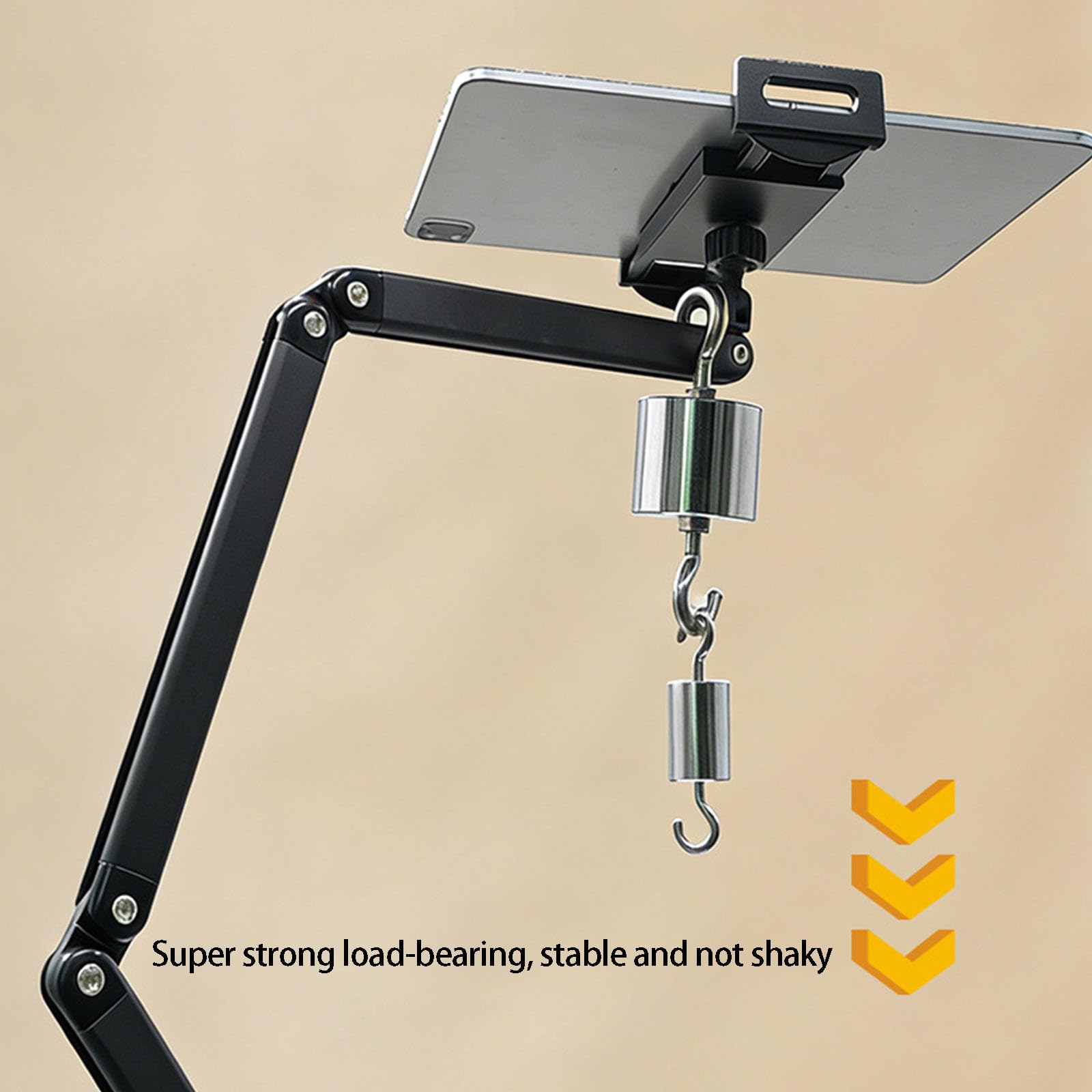 Tragbarer, verstellbarer Tablet-Ständer mit 360-Grad-Rotation und faltbarem Design für 12,7 - 38,1 cm (5 - 15 Zoll) Geräte