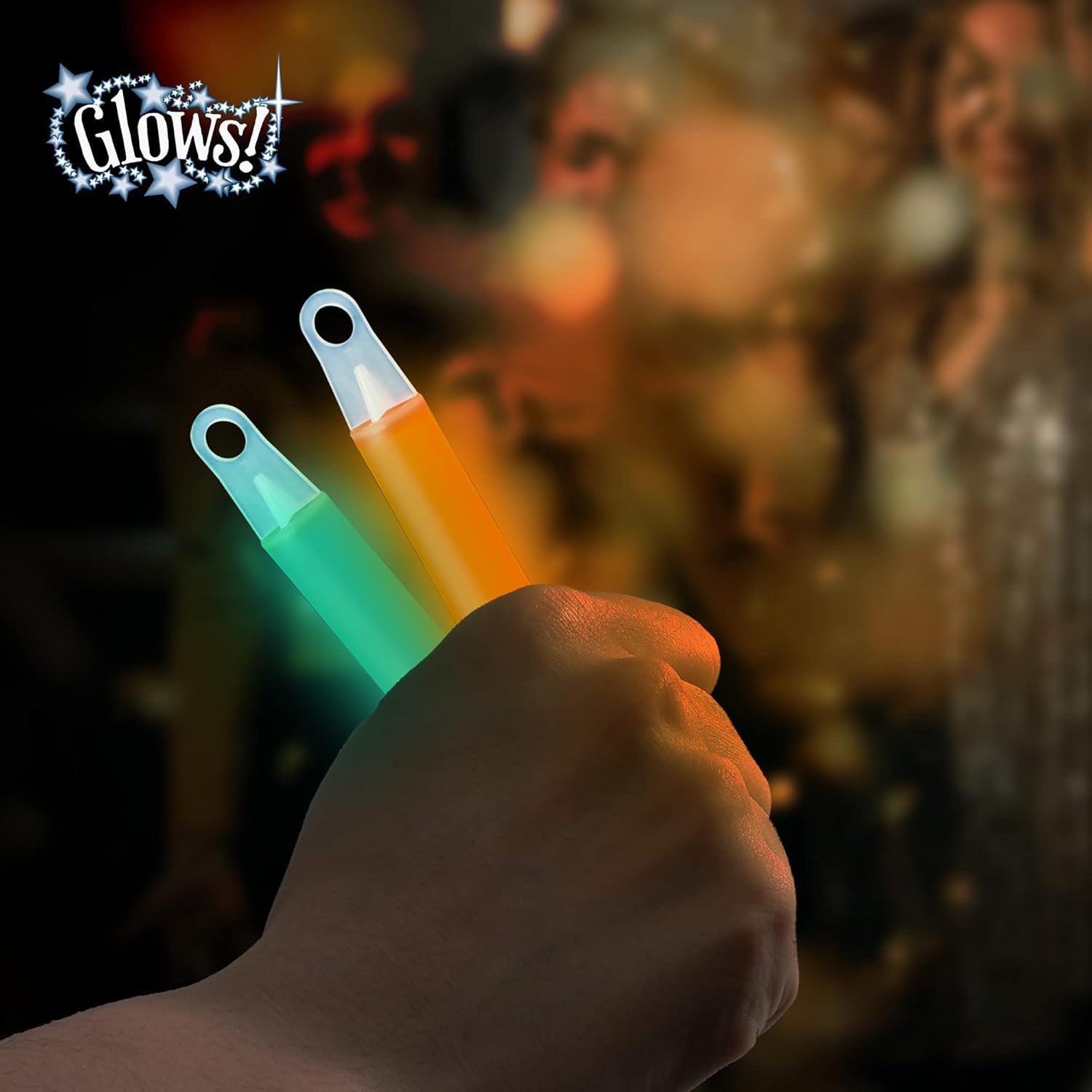 Glow Fever Glow Sticks Bulk - 200 Unidades Brillan en la Oscuridad con Cordones, para Suministros de Fiesta, Recuerdos de Fiesta, cumpleaños, Halloween, súper Brillantes, Dura