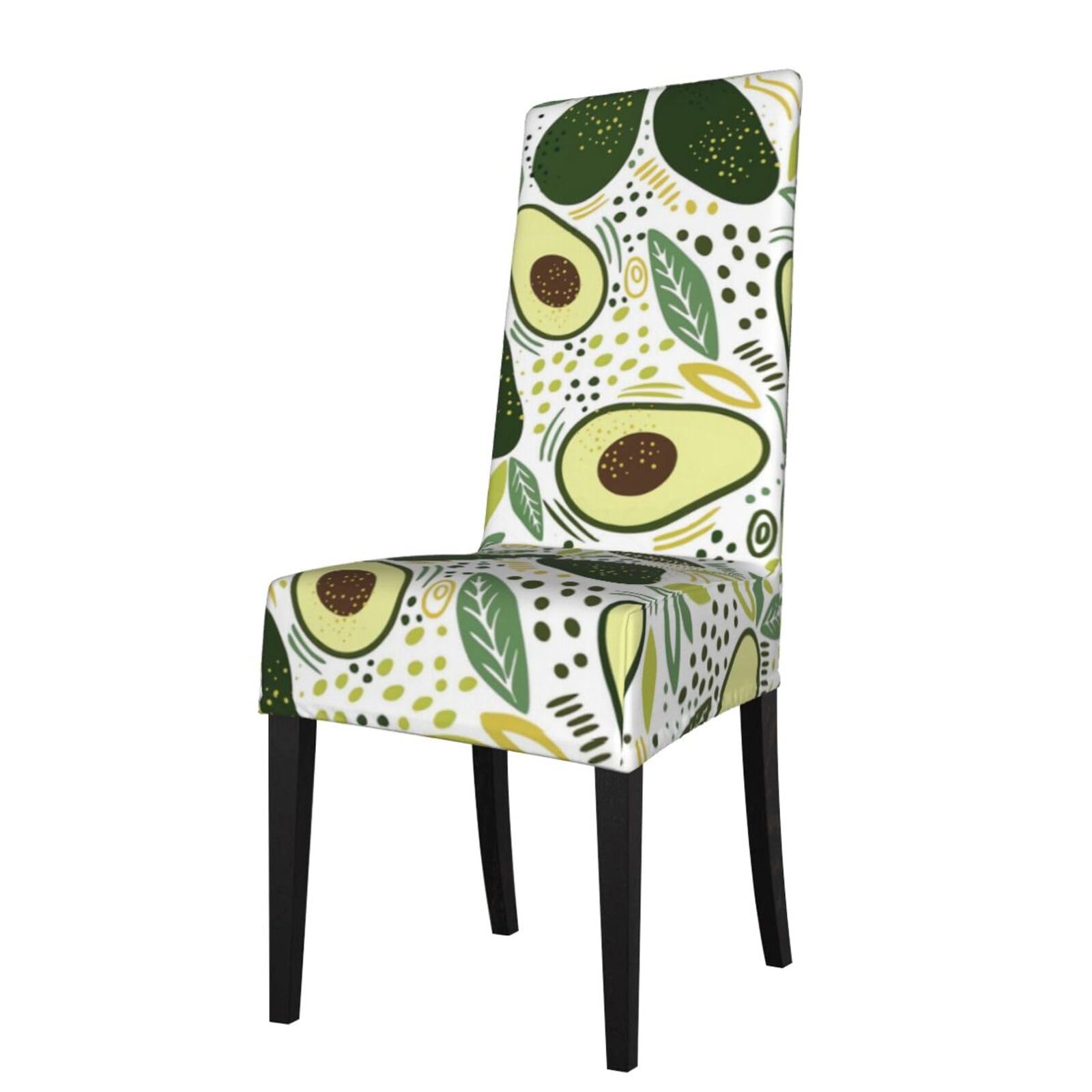 LKYMOH Avocado, Chair Covers Stretch Chair Slipcovers for Dining Room, for Party Pet Protection Universal Fit Soft Polyester