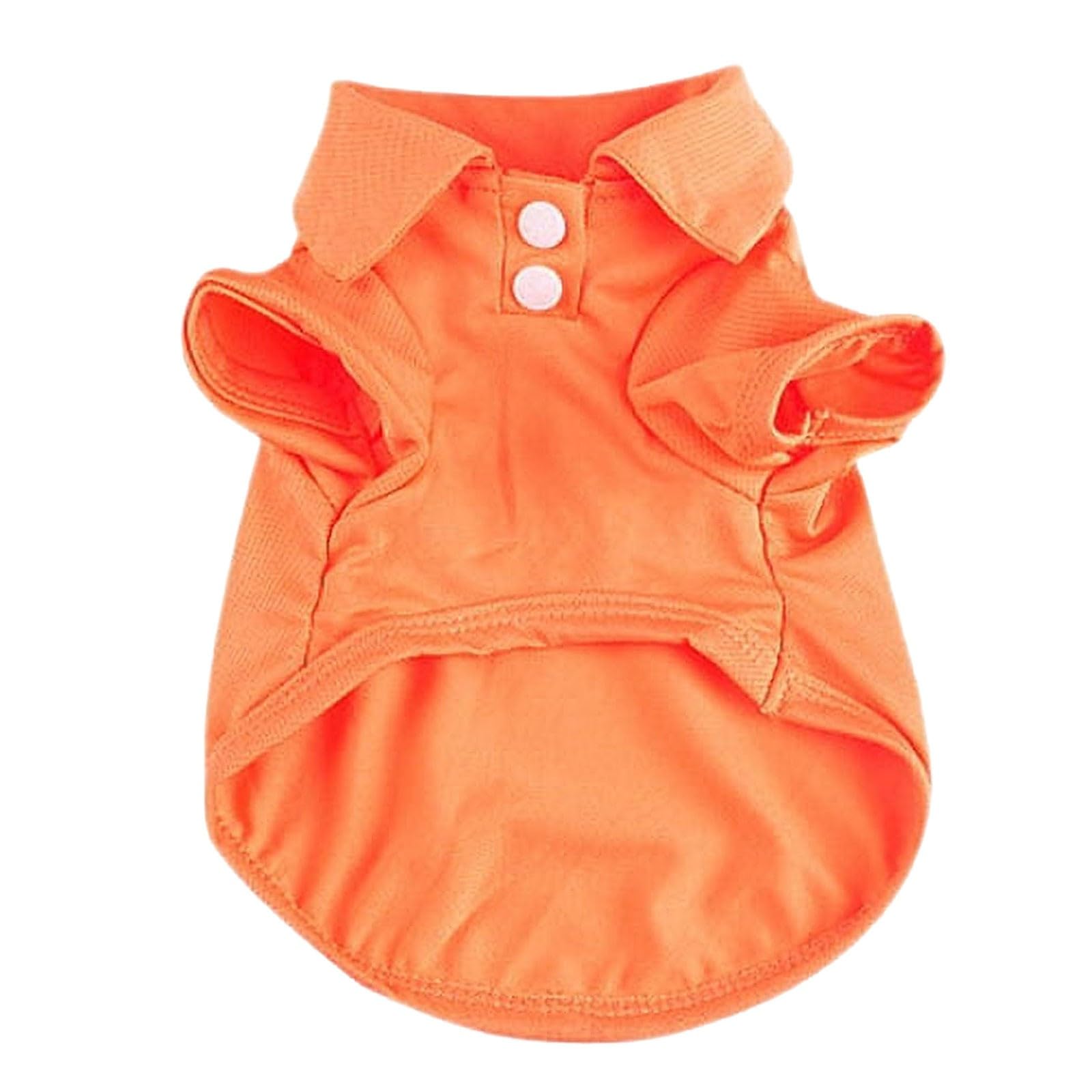 Pet Clothes T Shirt Pet Dog T Shirt Clothing Coat Top Pet Shirt Dog Clothing Pet Clothing Spring/Summer (Orange, S)