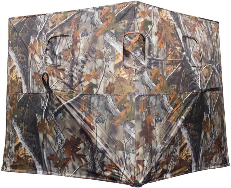 VENATIC Cloak Lite, Portable Quick Setup Lightweight Camouflage Pop Up 2-Sided Ground Hunting Blind