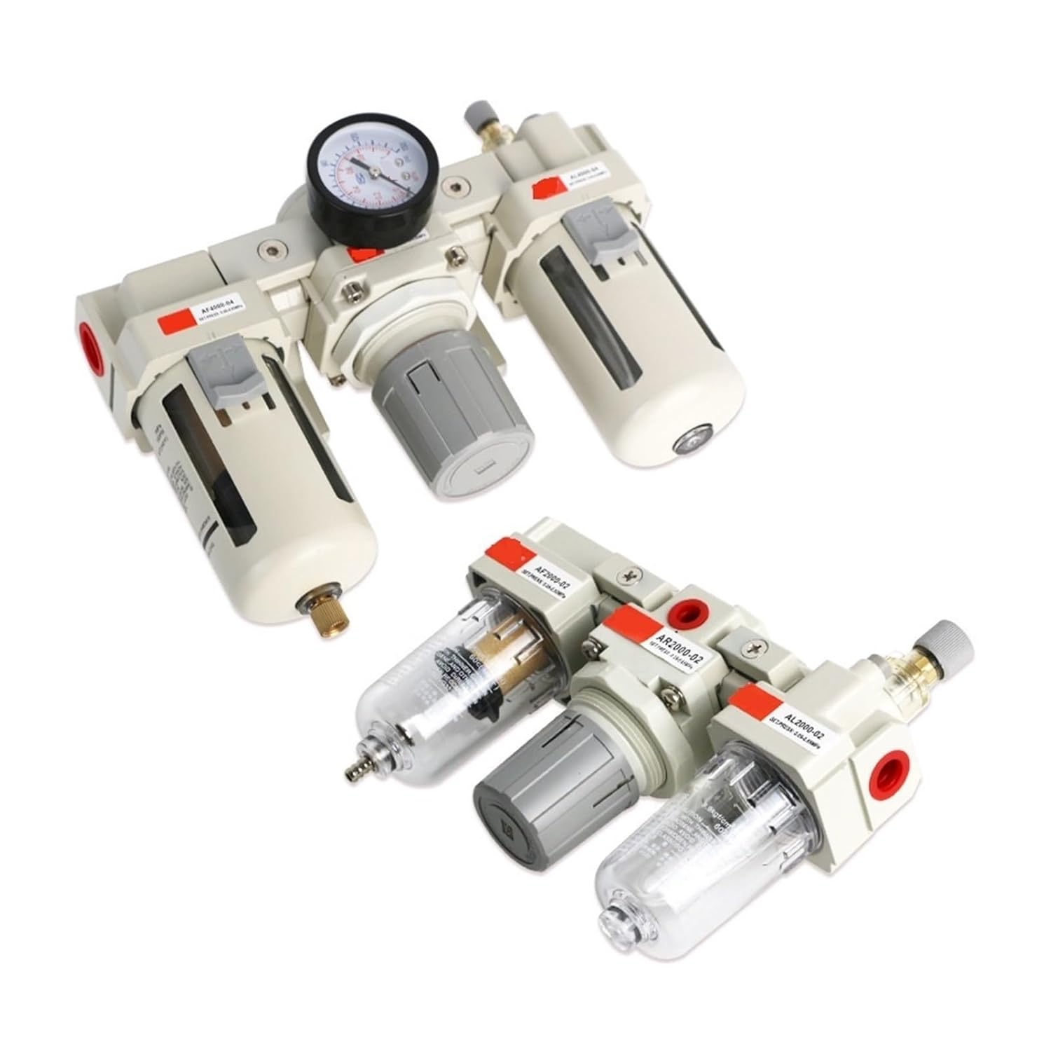 AC2/3/45000-06 Oil-Water Separator Type Pneumatic Triple Piece air Source Filter Pressure reducing Valve(AC2000-01Dautomaticdrainage)