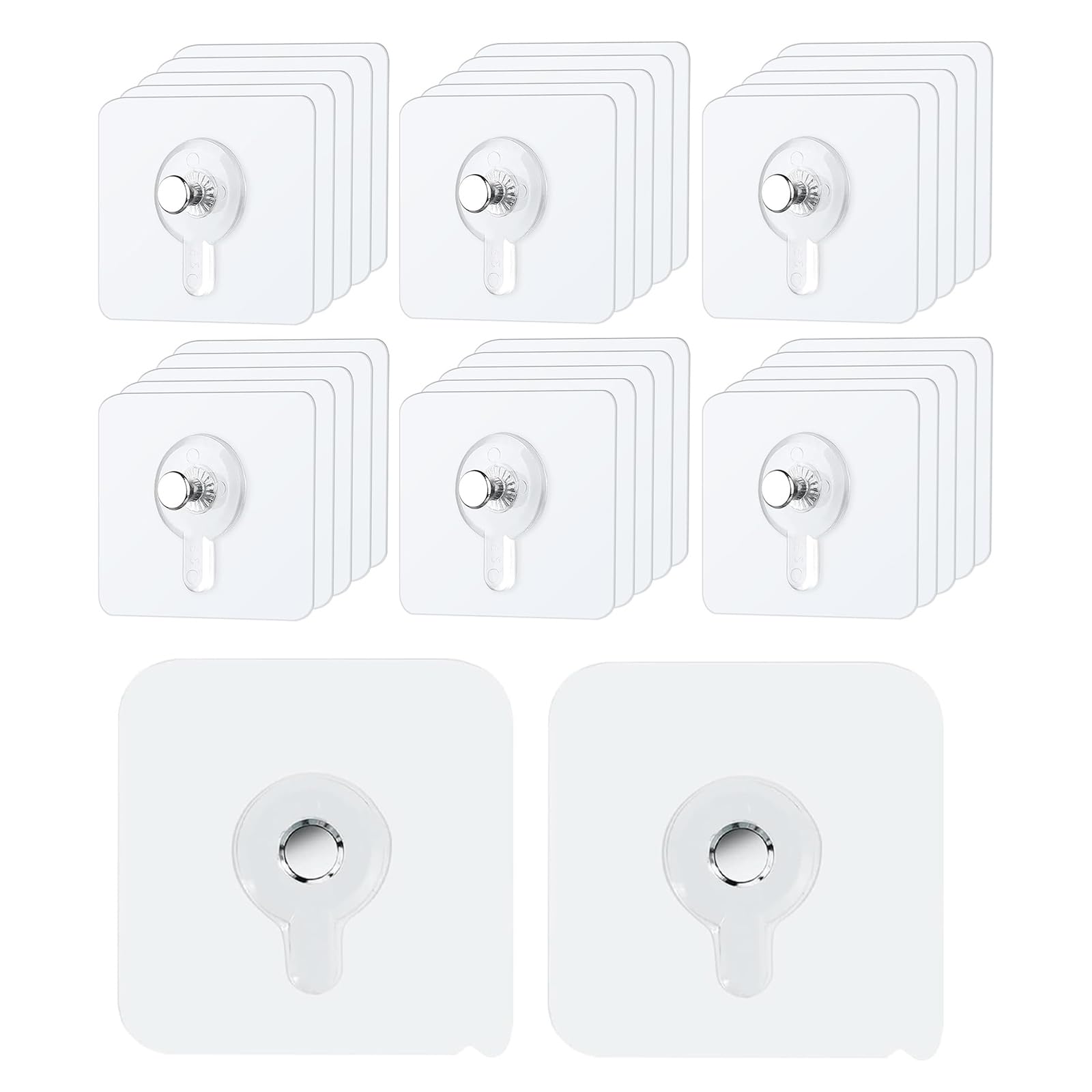 Adhesive Picture Hooks,30 Pcs Picture Hooks no Nails for Frames,Photos
