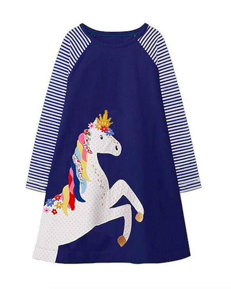 EZB Girls Pretty Printed Tunic Dress