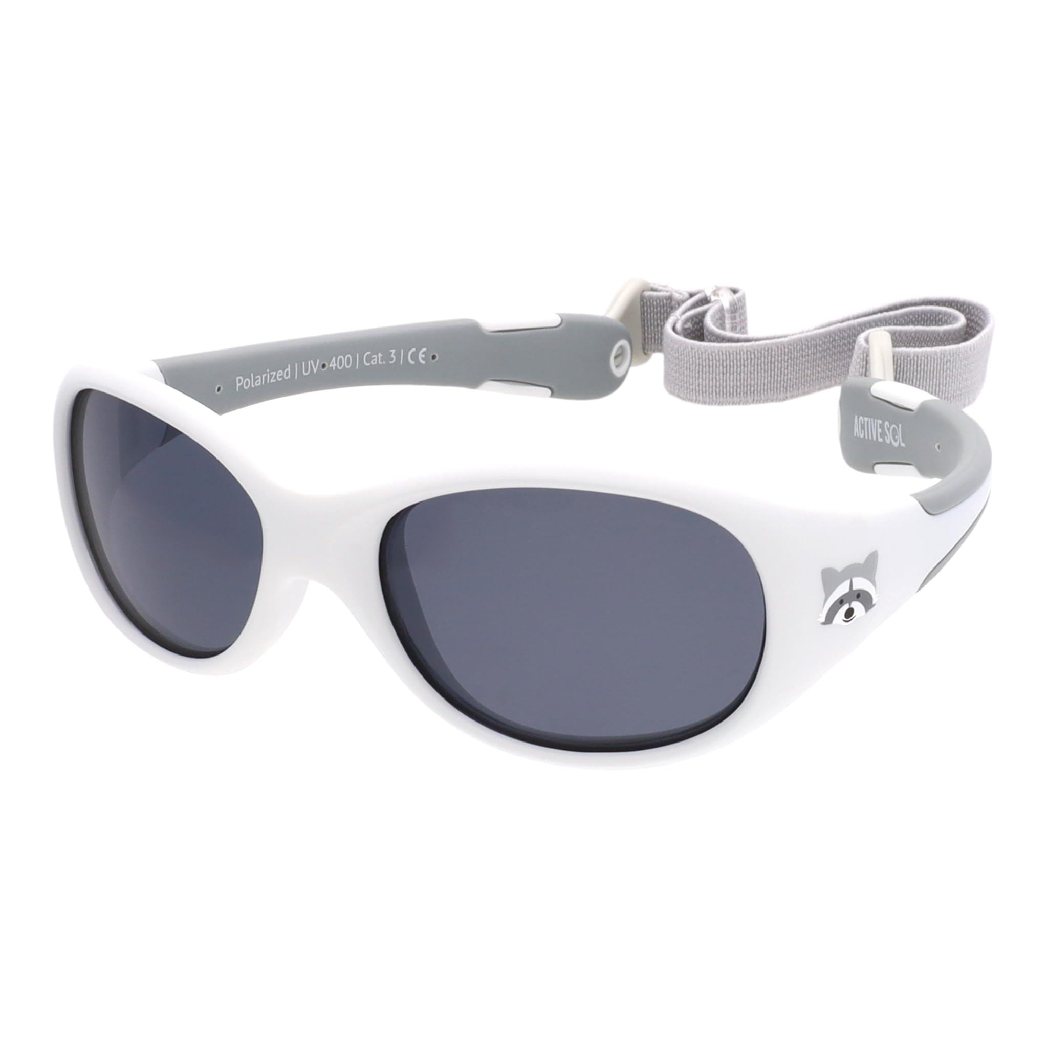 ActiveSol Lunettes de Soleil Bébé Safari, 0 – 24 Mois, protection UV 100%, polarisées, bandeau