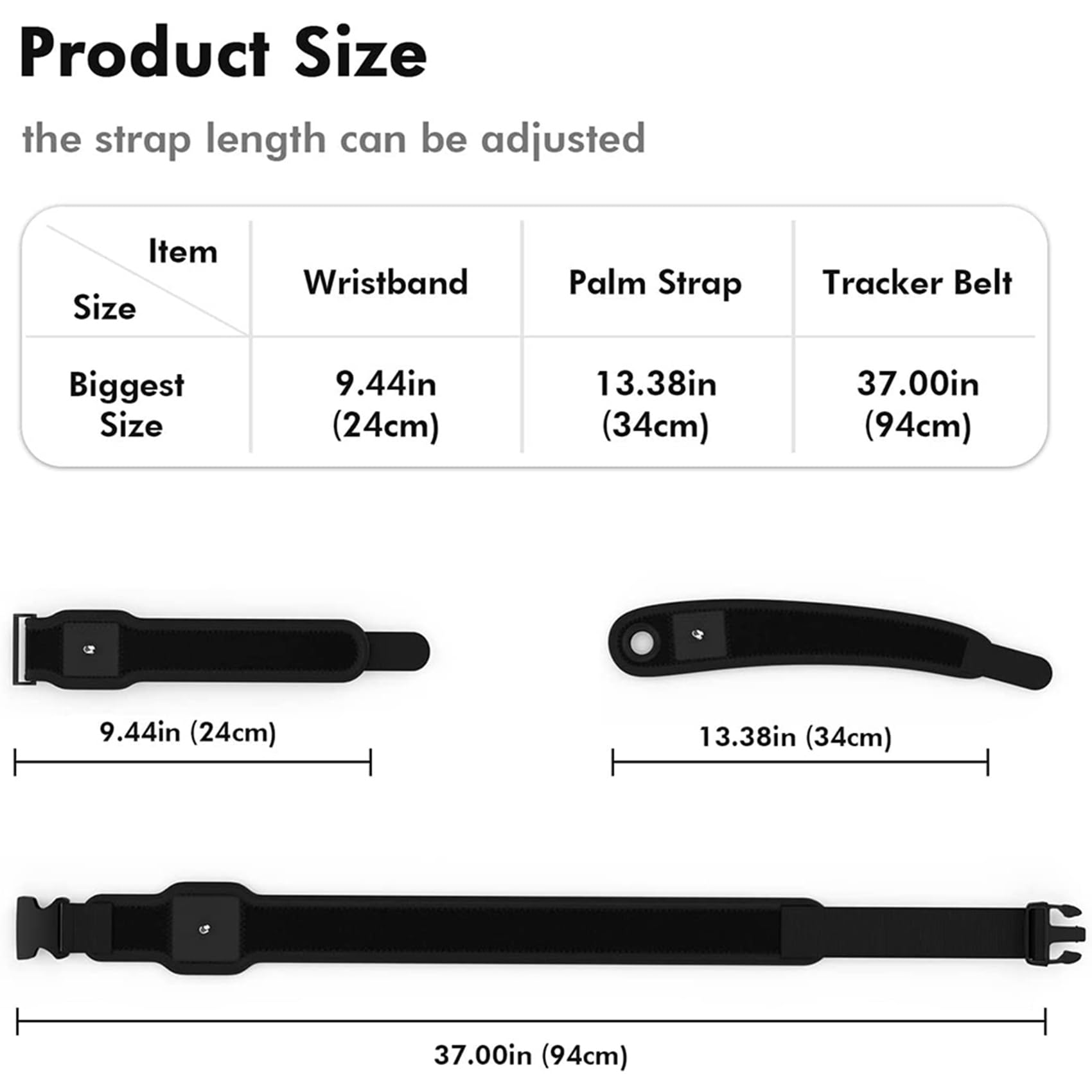 3X Cinturón de Seguimiento VR, Cinturones de Seguimiento y Correas de Palma para Putters de Seguimiento del : Cinturones y Correas Ajustables para la Cintura