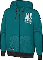 Vista 14 de Outerstuff NFL - Sudadera con capucha para hombre con cremallera completa en colores del