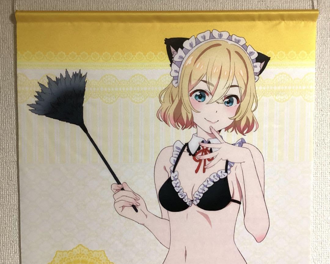 Amazon.co.jp: 七海麻美 B2タペストリー 水着ド 彼女、お借りし