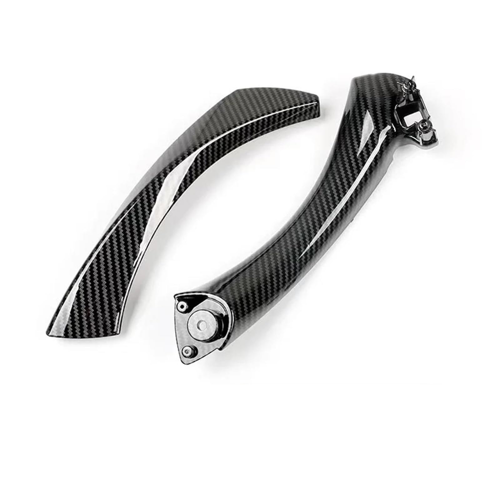 ELEKMPMGTD Inner Door Handles for 3 Series E90 E91 318 320 325 328 330 335 Interior Door Handle(Carbon Left kit)