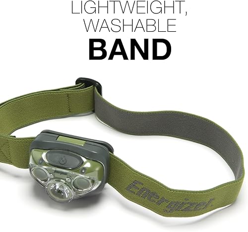 Miniatura 7 de Energizer Linterna frontal LED, resistente al agua IPX4, faros delanteros ultra brillantes para correr, acampar, al aire libre, corte de energía de