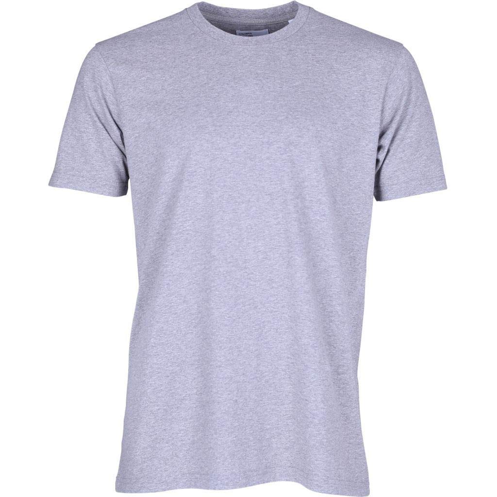 Colorful Standard Unisex Gris T-Shirt Classic Organic Heather Grey