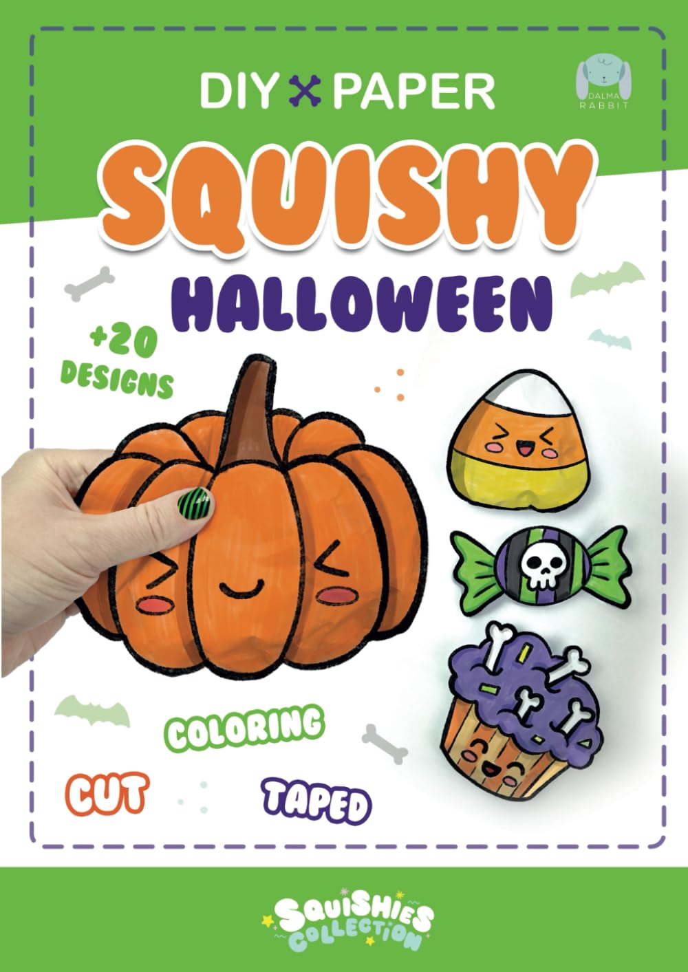 Paper Squishy Halloween: Coloring, cut and taped your paper craft squishes. (Squishies Collection)