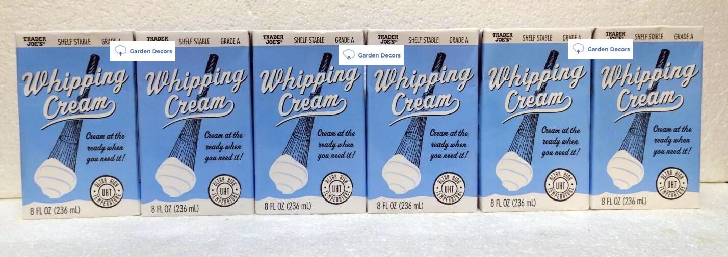 Trader Joe’s Shelf Stable Grade A Whipping Cream 8fl oz