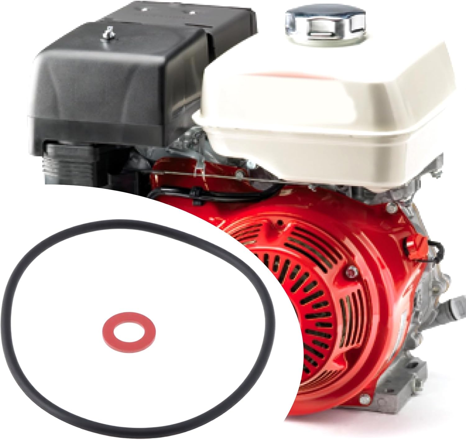 2X Carburetor Float Bowl Gasket Bolt Washer Compatible with Honda GX240 GX270 GX340 GX390 16010-ZE2-812