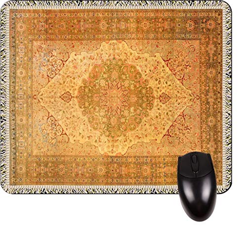 Preisvergleich Produktbild Tabriz Perserteppich-Druckdesign im antiken Stil TM - Quadratisches Mauspad - Stilvolles, langlebiges Bürozubehör und Geschenk Made in USA