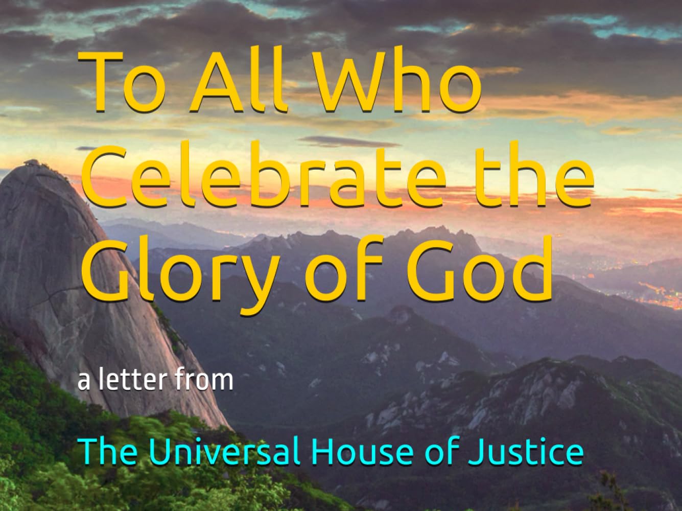 To All Who Celebrate the Glory of God