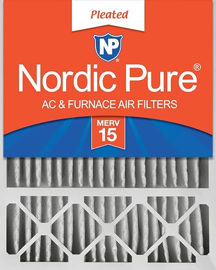 Nordic Pure 20x25x5HM15-1 Honeywell Replacement MERV 15 furnace Air Filter, Qty 1