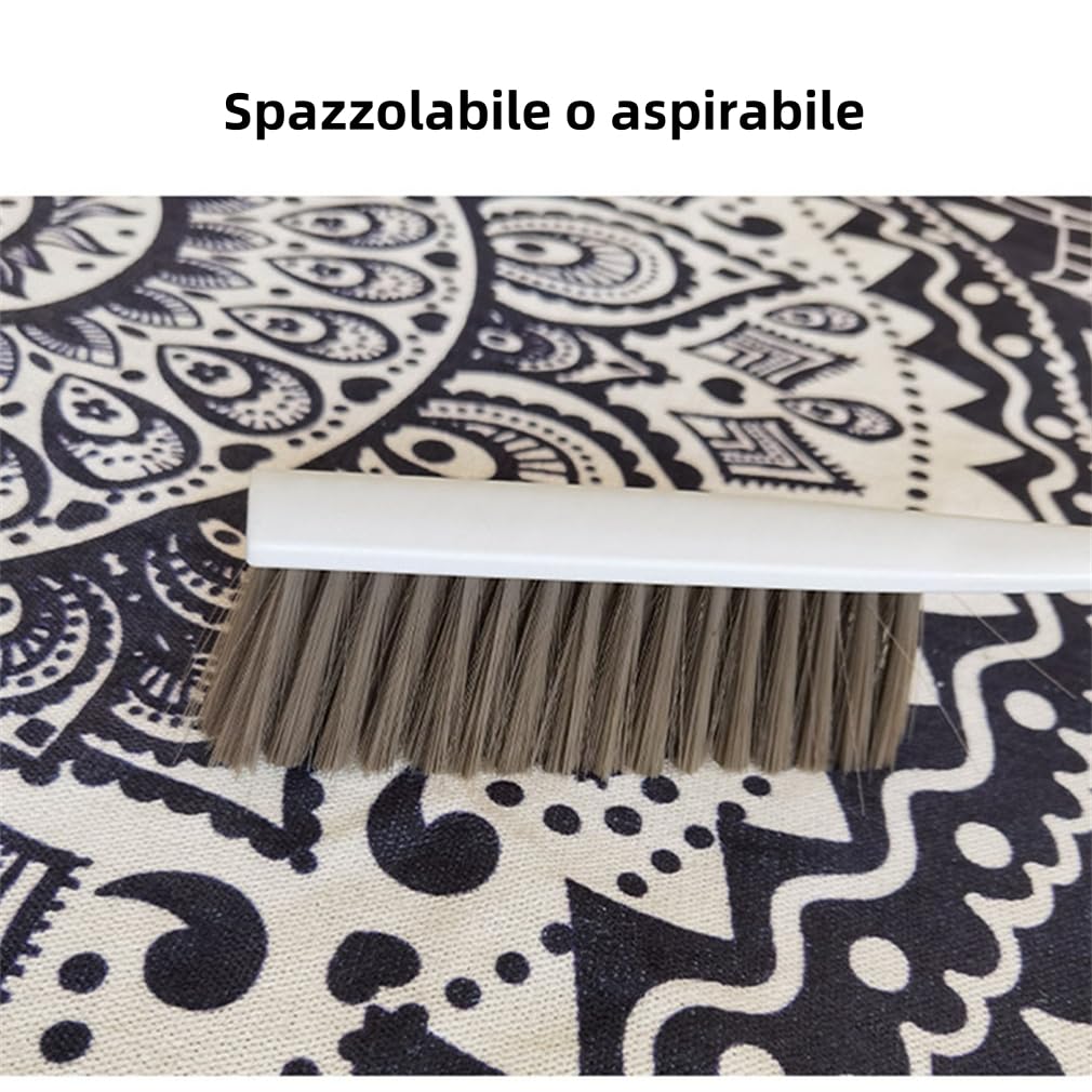 Tappeto Soggiorno Rotondo Tappeti con Nappe Antiscivolo Lavabile in Lavatrice in Stile Bohémien con frangia per Cucina Corridoio Camera da Letto (180 cm,Viola)