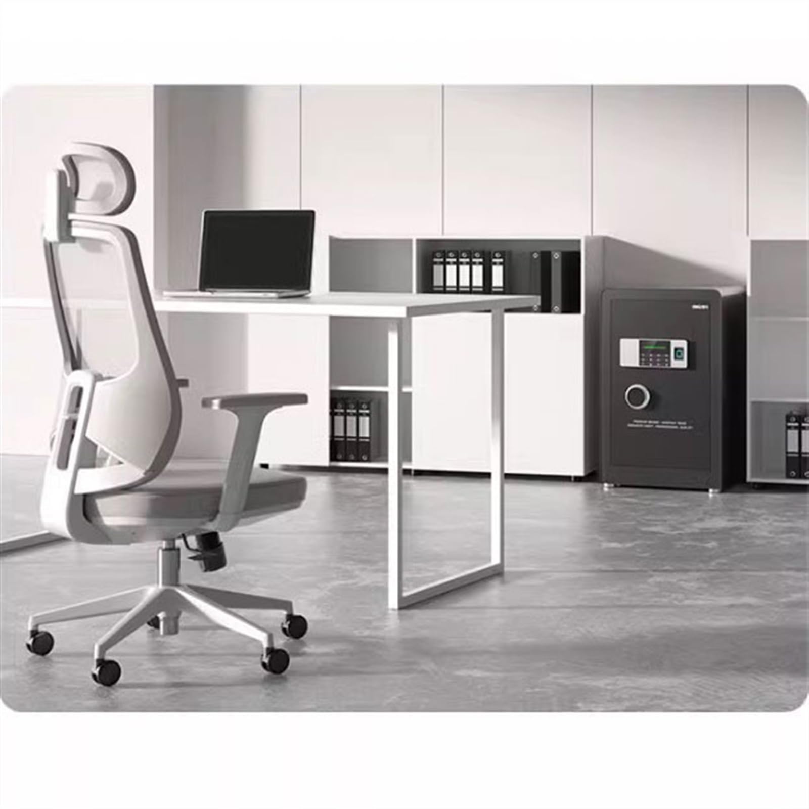 Caja Fuerte de Alta Seguridad Caja de Seguridad con código de Huella Dactilar, Caja de Seguridad antirrobo de Acero Grueso for el hogar, archivador de Oficina Caja Fuerte de Seguridad