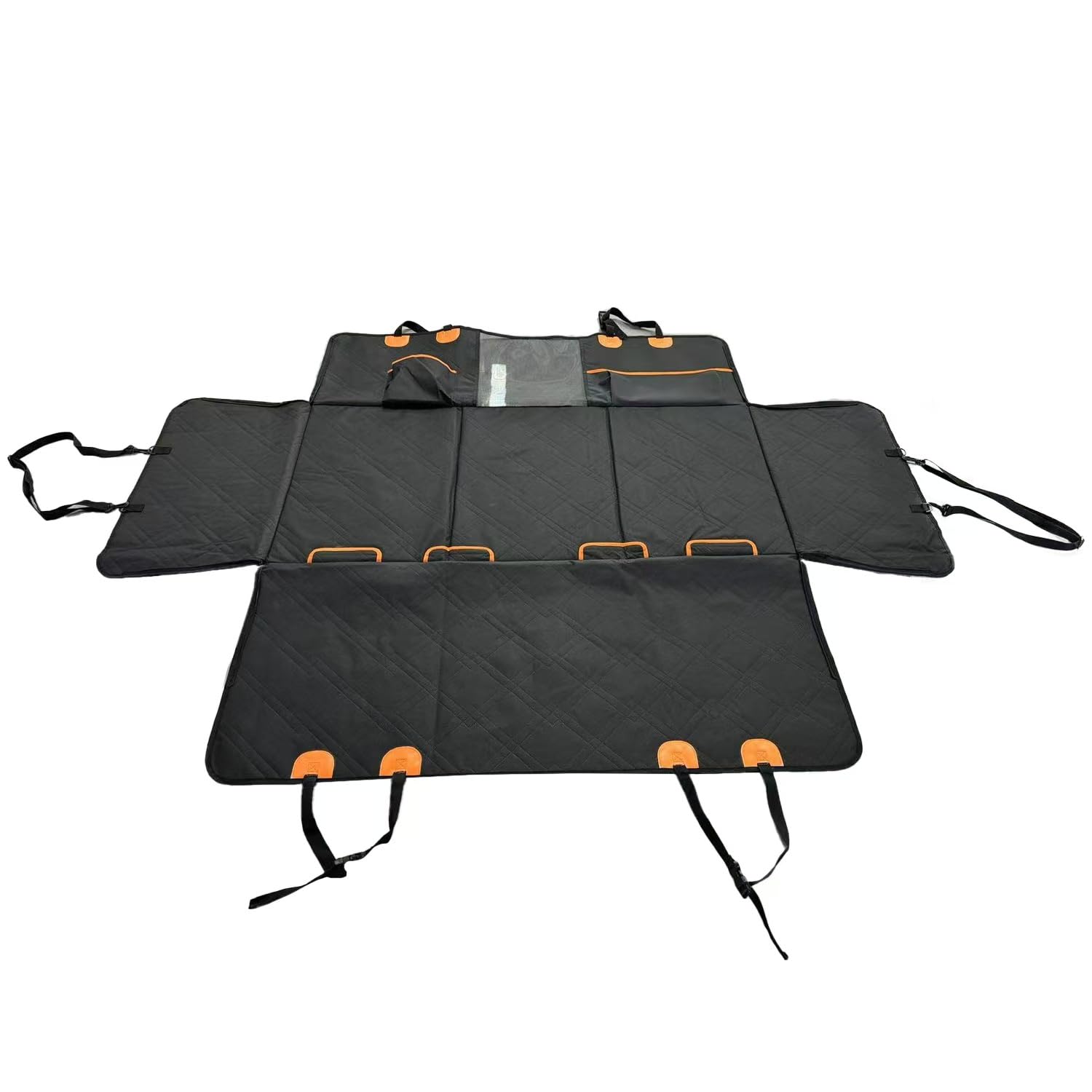 ZPPFF Car Pet Seat Pad for Land Rover Defender 90 Dog Cover Car Seat Protector for Cars Trucks SUV Car Boot Liner Bench Dog Back Cover for Dogs,Orange