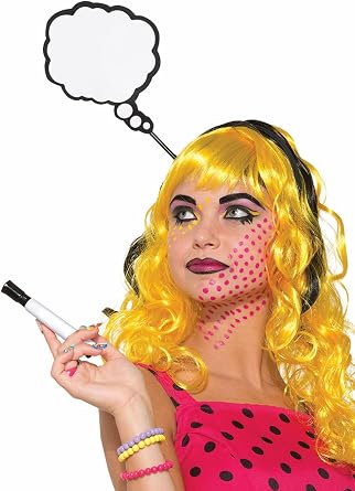 Forum Novelties Thought Bubble Erase Board Headband