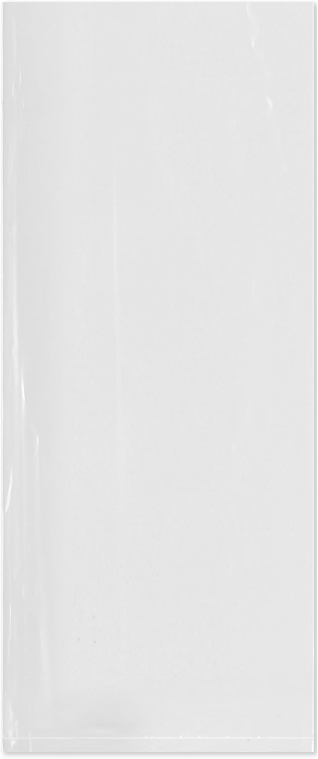 Plymor 5 x 12 (Case of 1,000), 2 Mil Flat Open Clear Plastic Poly Bags