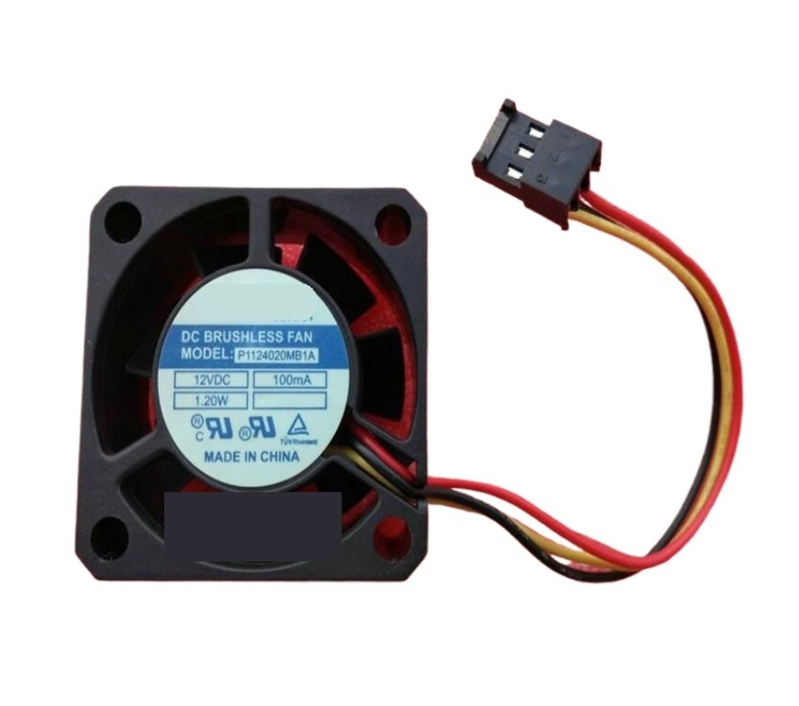 TYHUJKKL 4020 P1124020MB1A DC12V 100mA 1.20W 3-wire fan
