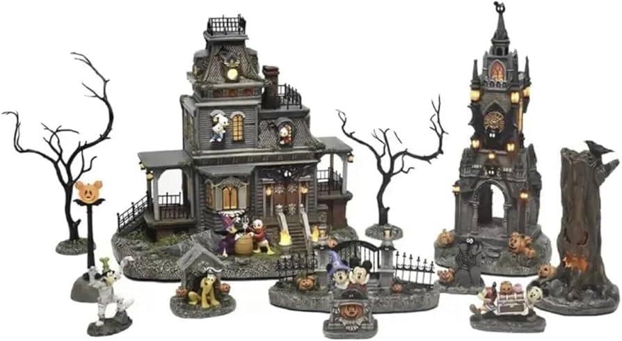 Amazon.co.jp: ディズニー ハロウィンビレッジ 12点セット