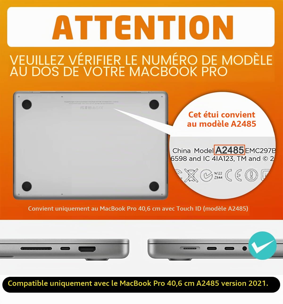 SUPCASE Coque pour MacBook Pro 16 Pouces (2026-2021), M5/M4/M3/M2/M1 Pro/Max A3403 A3186 A2991 A2780 A2485 Étui Fine Protection Rigide Robuste Anti-Rayure Antichoc pour MacBook Pro 16", Noir